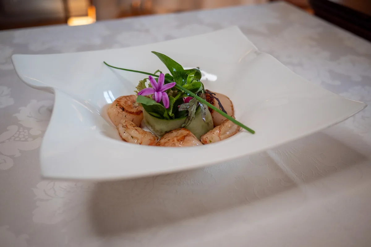 Noix de Saint-Jacques — Auberge Les Platanes Chéserex