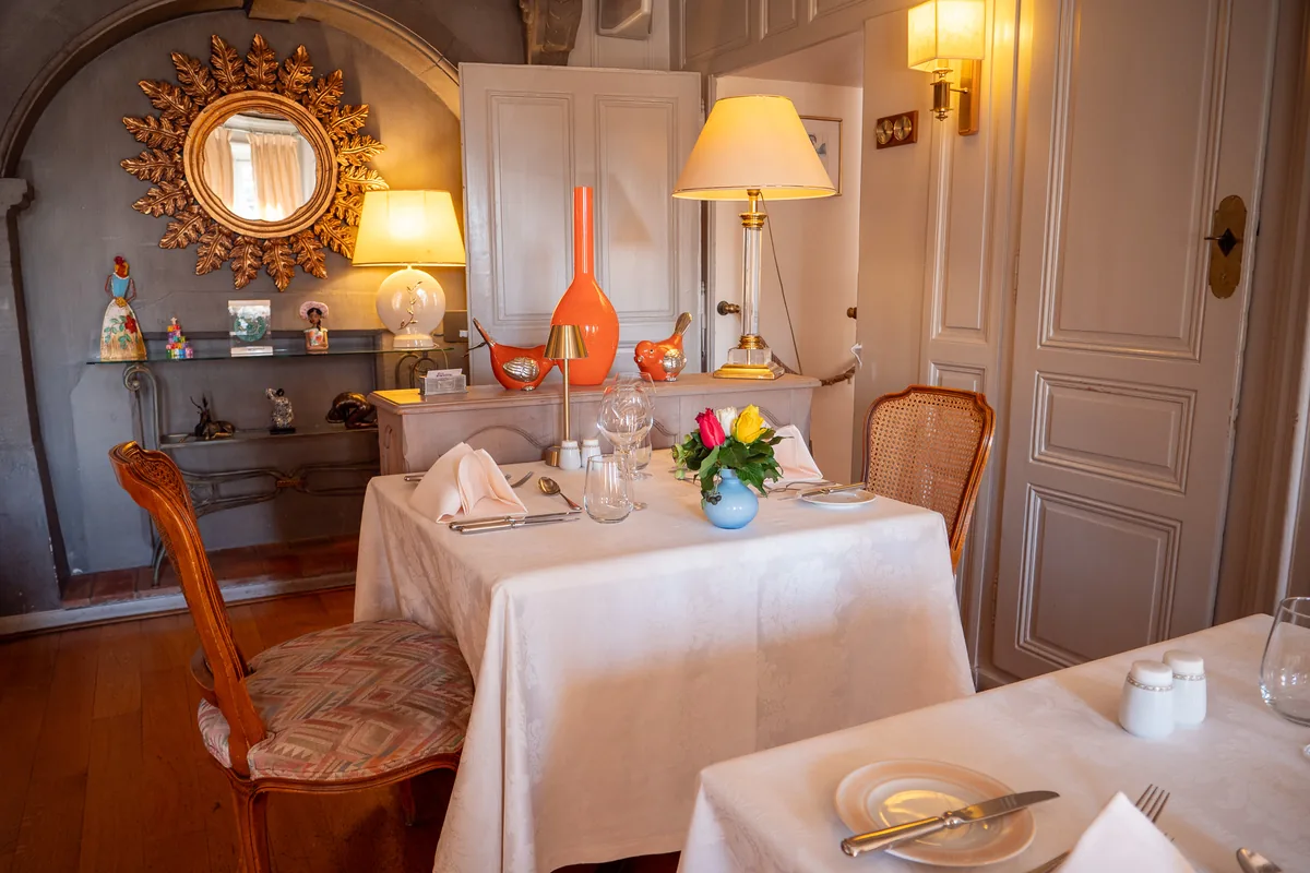 Salle Mont Blanc restaurant gastronomique — Auberge Les Platanes Chéserex