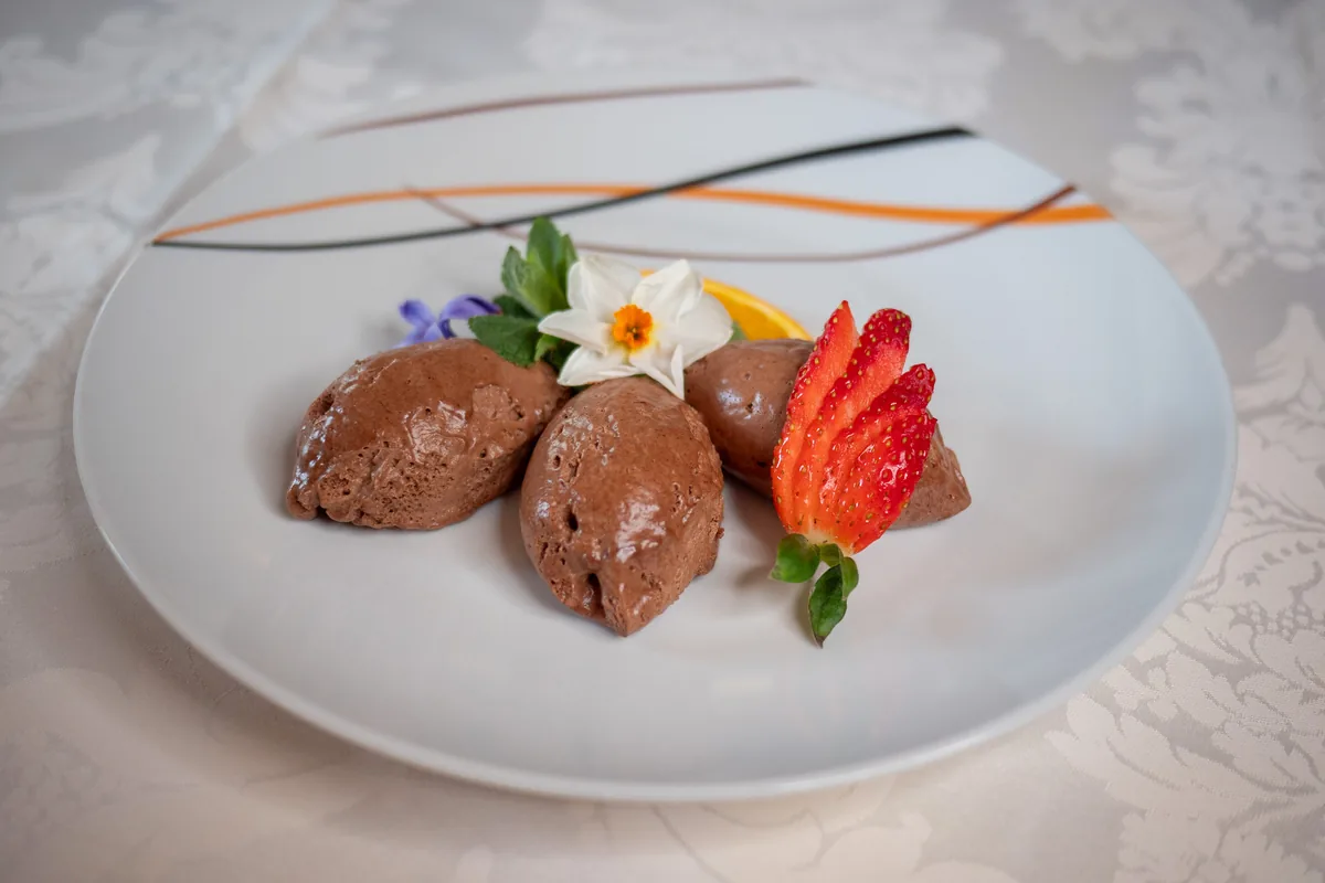 Sorbet au chocolat maison — Auberge Les Platanes Chéserex