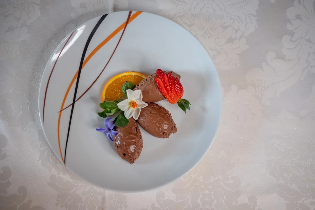 Sorbet au chocolat maison — Auberge Les Platanes Chéserex